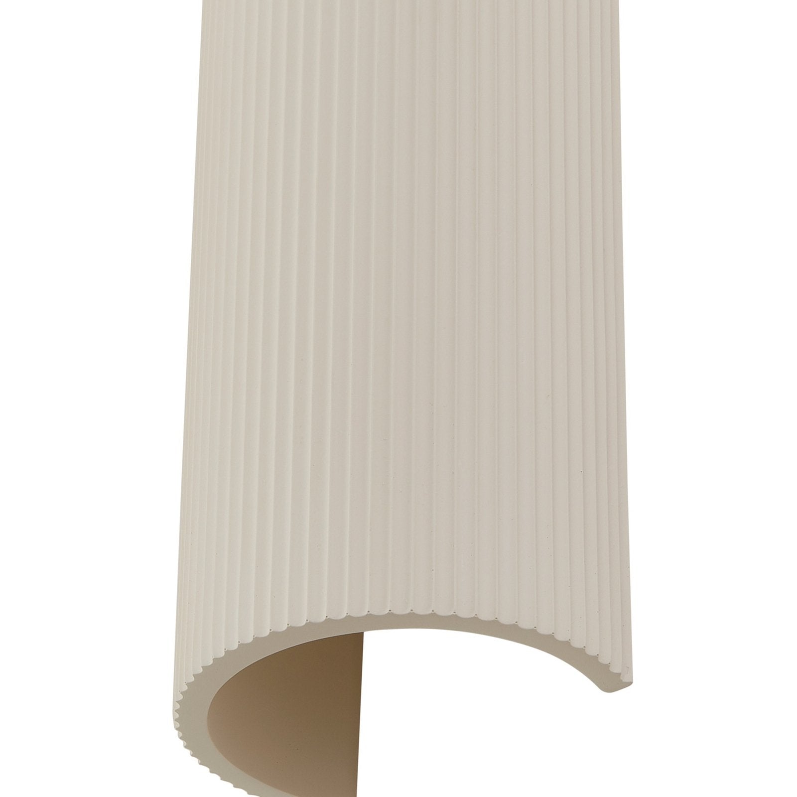Candeeiro de parede Lindby Colja, redondo, 30,5 cm de altura, gesso, bege